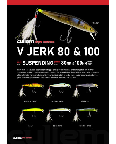Cullem Pro Series V Jerk 100mm 10.5g Cullem Pro Series V Jerk 100mm 10.5g