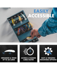 The Lure Hangar KIT Tackle Management System - Tackle Titan (Black)