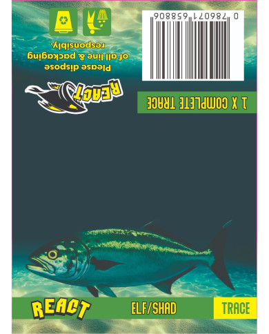 React Shad/Elf Complete Foam Trace 1pc React Shad/Elf Complete Foam Trace 1pc