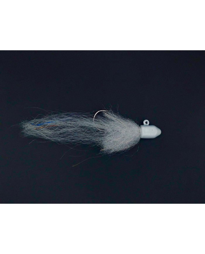 Wildsports Angling WSA Flirt 1oz 6/0 Mustad Jig Glow White Wildsports Angling WSA Flirt 1oz 6/0 Mustad Jig Glow White