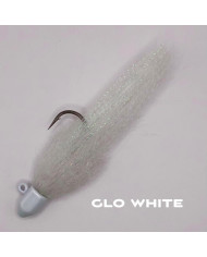 Wildsports Angling WSA Flirt 1oz 6/0 Mustad Jig Glow White Wildsports Angling WSA Flirt 1oz 6/0 Mustad Jig Glow White