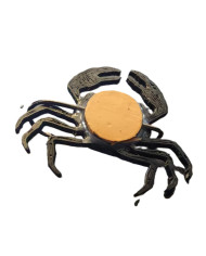React Carapice Hard Crab Black Orange Belly -Black Legs 4cm no.1 React Carapice Hard Crab Black Orange Belly -Black Legs 4cm no.1