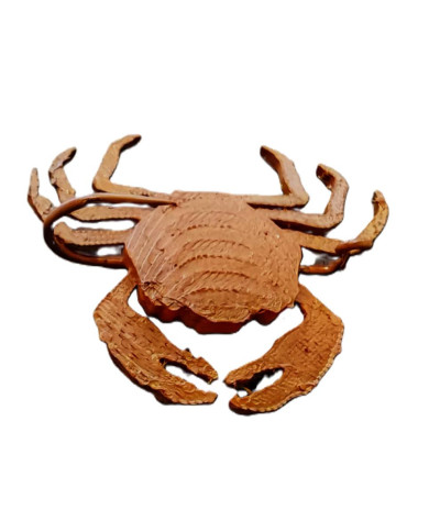 React Carapice Hard Crab Dark Brown -Brown Legs 4cm no.1