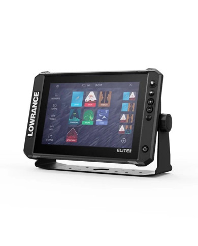 Lowrance Elite FS 9 w 83 / 200 Khz HDI Skimmer Transducer BLACK NOVEMBER EDITION