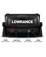 Lowrance Elite FS 9 w 83 / 200 Khz HDI Skimmer Transducer BLACK NOVEMBER EDITION