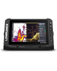 Lowrance Elite FS 9 w 83 / 200 Khz HDI Skimmer Transducer BLACK NOVEMBER EDITION