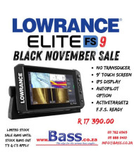 Lowrance Elite FS 9 - NO TRANSDUCER (BLACK NOVEMBER EDITION SALE)