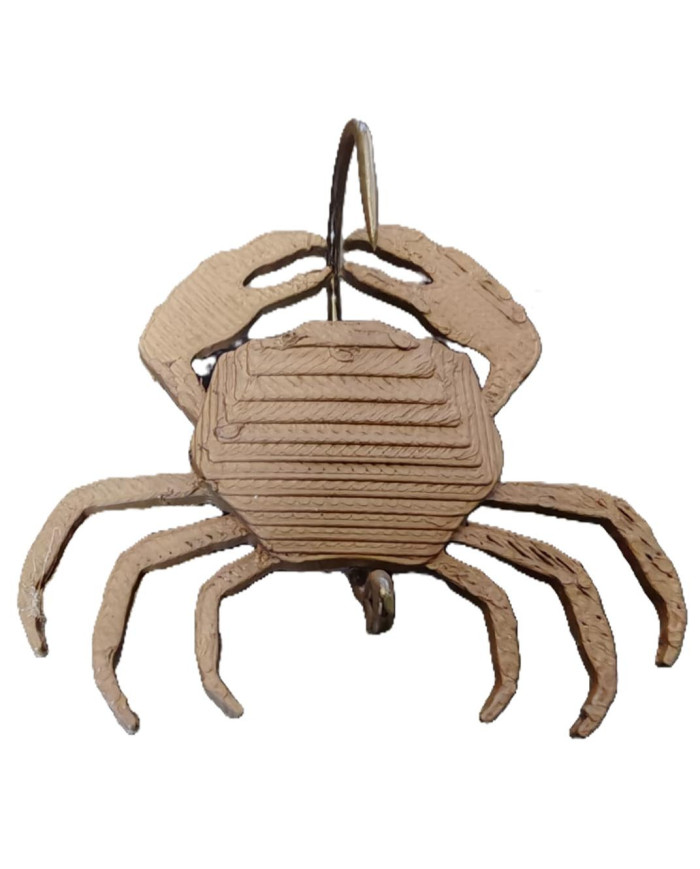 React Carapice Hard Crab Heavy Dark Brown -Brown Legs 5cm 1/0