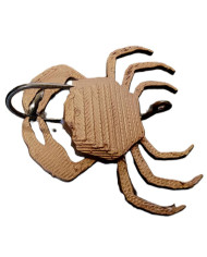 React Carapice Hard Crab Heavy Dark Brown -Brown Legs 5cm 1/0