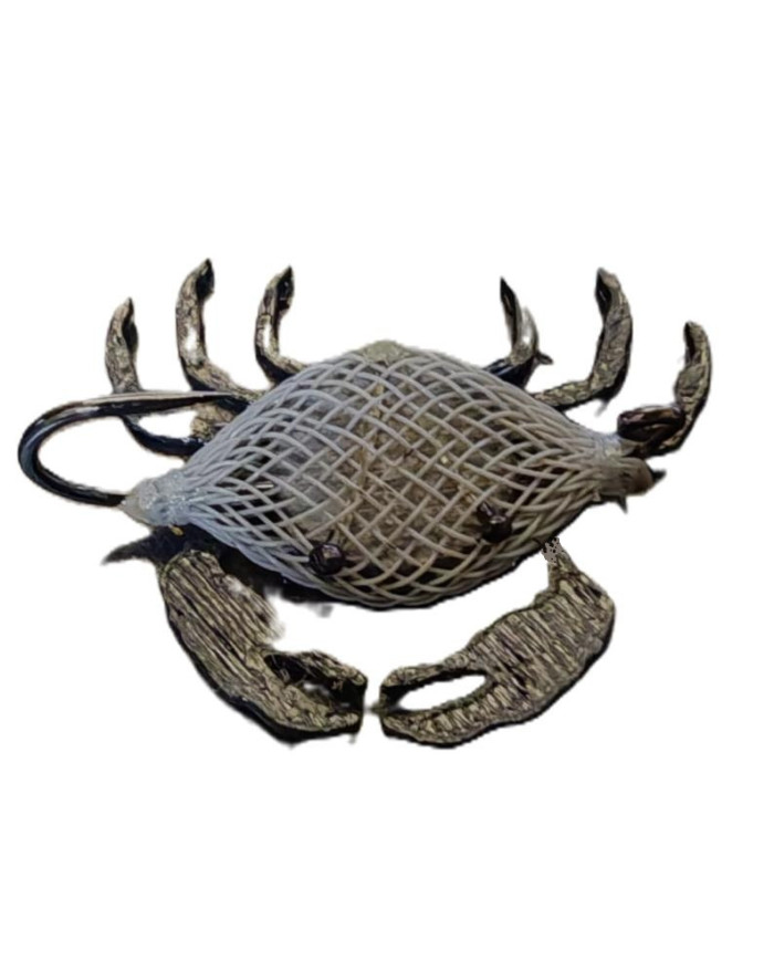 React Flexo Skeleton Crab  Grey -Black Legs 4cm no.1