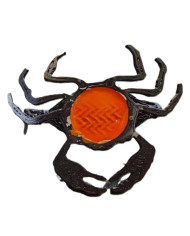 React Flexo Skeleton Crab Hot Spot Black Orange  -Black Legs 4cm no.1