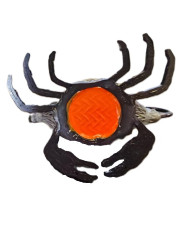 React Flexo Skeleton Crab Hot Spot Grey Orange  - Black Legs 4cm no.1