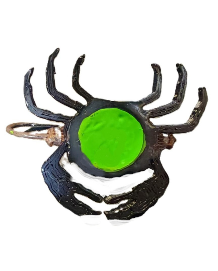 React Flexo Skeleton Crab Hot Spot Brown Chartreuse  -Black Legs 4cm no.1