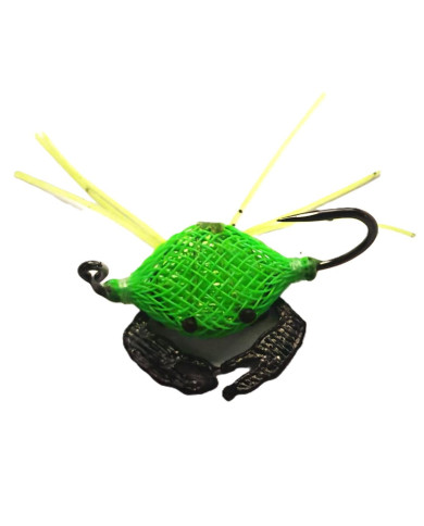 React Flexo Crab Soft - Light Green - Light Green Rubber Legs - Black Claw 4cm no.1