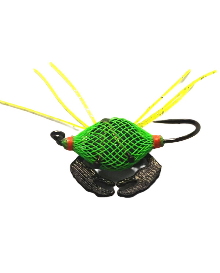 React Flexo Crab Phyco Soft - Light Green - Light Green Rubber Legs - Black Claw 4cm no.1