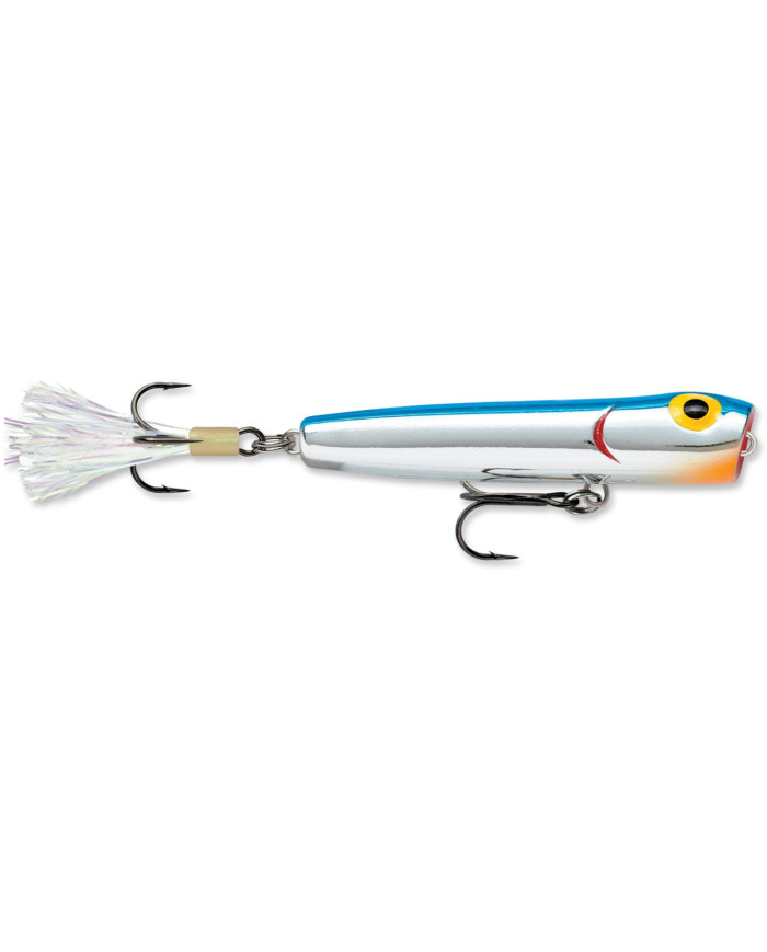 Storm Rattlin' Chug Bug Metalic Silver Blue Back 2 1/2" 1/4oz