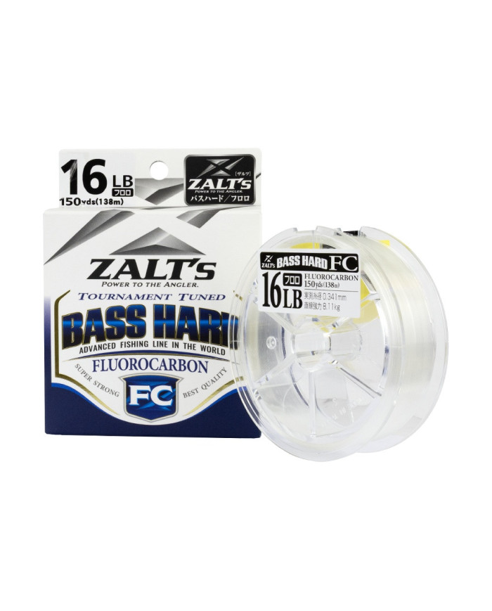 Zalts Bass Hard Fluorocarbon (Clear) 14 lb 0.316mm 138m
