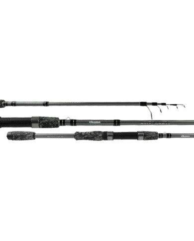 Okuma Wave Power Pro 6ft Medium Telespin Telescopic Spinning Rod