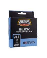 Boss Slick Perma Black 8X Braided Line 300 m Spool