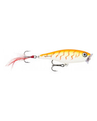 Rapala Skitter Pop Orange Tiger UV 2 3/4 inch 1/4oz