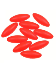 React Foam Float Oval Large Orange 26mmx12mm 5pc
