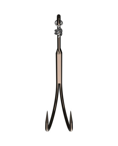 Mustad Alpha point Frog Trailor Double Hook 2/0