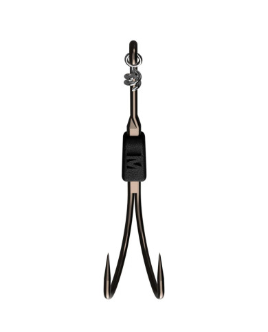 Mustad Alpha point Frog Trailor Weighted Double Hook 2/0