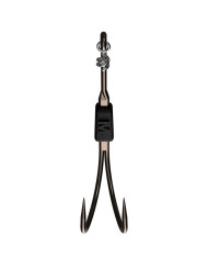 Mustad Alpha point Frog Trailor Weighted Double Hook 2/0