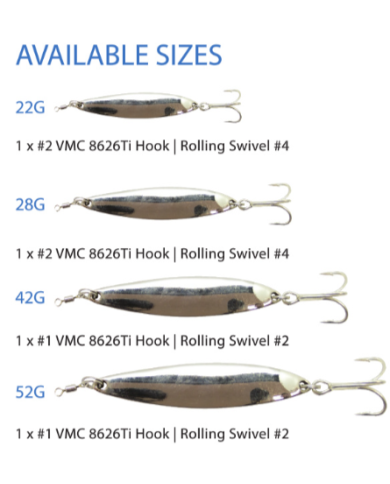 Blu 2798 S-Spoon Chrome 52g