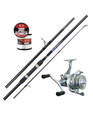 B.A.T Carp Blaster V1 8ft 2.75lb 2pc Rod / Alloy 4000 Baitrunner Reel / Best Balance 12lb Spool