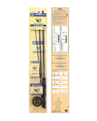 Sensation Riverbend Combo 8ft 5/6wt 3pc Rod- Reel, Floating Line, Starter Flies and Leader