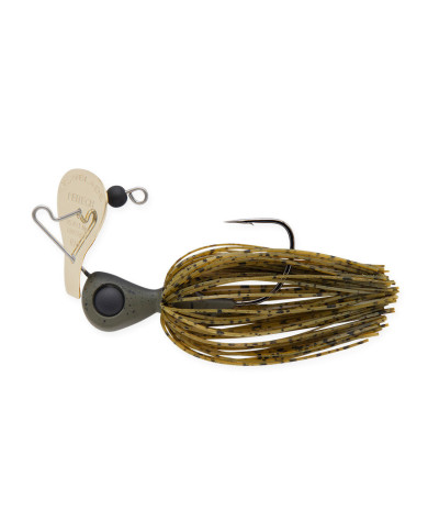 Keitech Rumblade Bladed Swim Jig 1/2oz Green Pumpkin Pepper