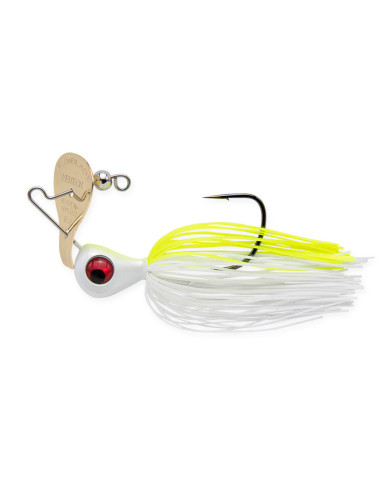 Keitech Rumblade Bladed Swim Jig 1/2oz White Chartreuse