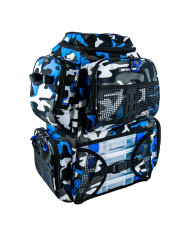 Sensation Access Backpack 4 Tray Blue/Black/White