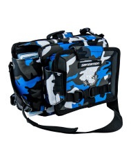 Sensation Compact 2 Tray Tackle Bag Blue/Black/White