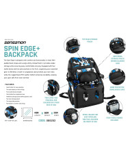 Sensation Spin Edge + Tackle Bag Blue/Black/White