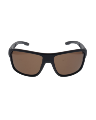 Ocean Polarized Sunglasses - PF 654 Matt Black Frame with Brown Lens