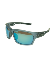 Ocean Polarized Sunglasses - PJ 828 Transparent Blue Grey Frame Blue Mirror Grey Lens