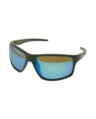 Ocean Polarized Sunglasses - PJ 772 Black Frame with Blue Mirror Grey Lens