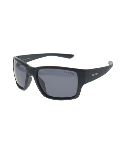 Ocean Polarized Sunglasses - PI 575 Matt Black Frame with Smoke Lens