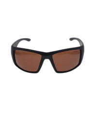Ocean Polarized Sunglasses - PI 578 Matt Black Frame with Brown Lens