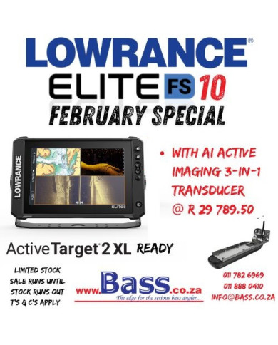 Lowrance Elite FS 10 - with Active Imaging 3-in-1 Transducer February Sale Special Offer
