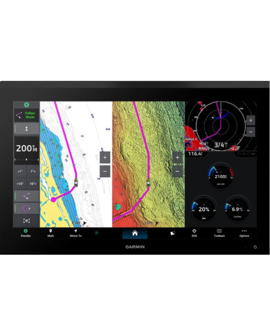 Garmin GPSMAP 9017xsv Premium chartplotter with worldwide basemap & sonar