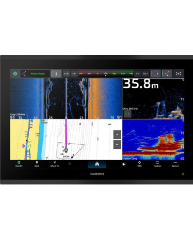 Garmin GPSMAP 9017xsv Premium chartplotter with sonar