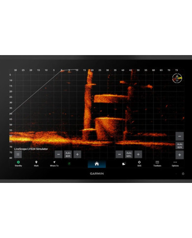 Garmin GPSMAP 9017xsv Premium chartplotter with worldwide basemap & sonar