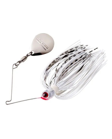 Booyah Micro Pond Magic Spinnerbait Alpine White 1/8oz 1/0 Cs