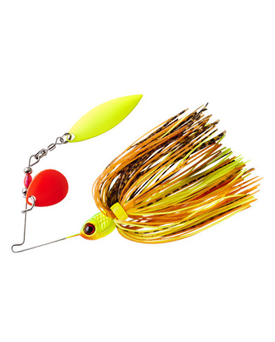 Booyah Pond Magic (Micro) Spinnerbait Fire Bug 3/16oz 2/0 Wctclo
