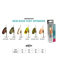 Sensation Bass Fury Inline Spinner Copper No.1 3g (2026)