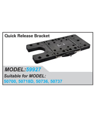 Haswing Quick Release Bracket for Cayman 55 & 80 lb Trolling Motors Black