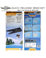 Haswing Quick Release Bracket for 80 & 120 lb bow mount motors